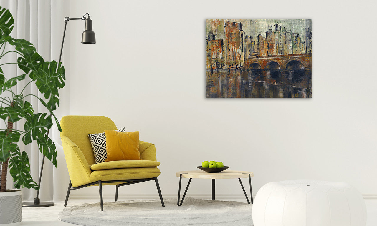 Metro II Wall Art Print on the wall
