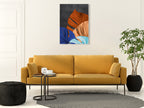 Monstera I Wall Art Print on the wall