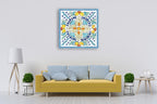 Morning Bloom VI Wall Art Print on the wall