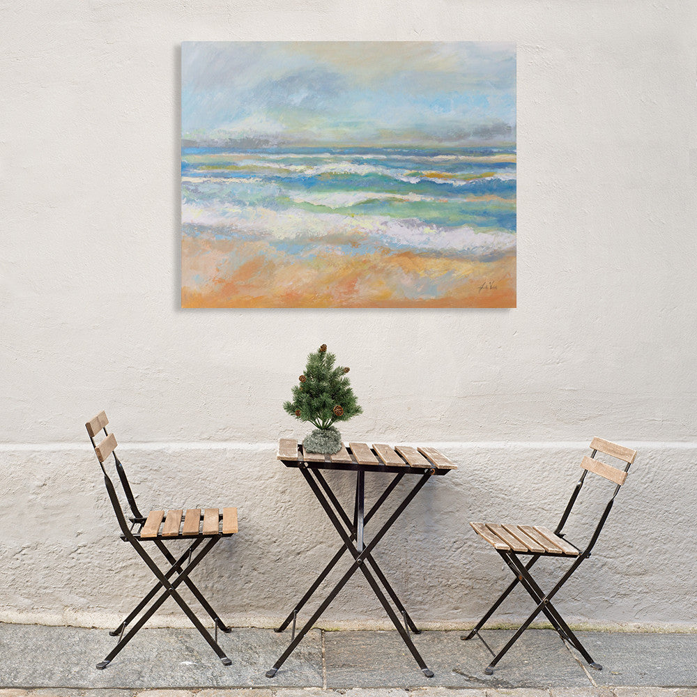 Morning Surf Wall Art Print on the wall