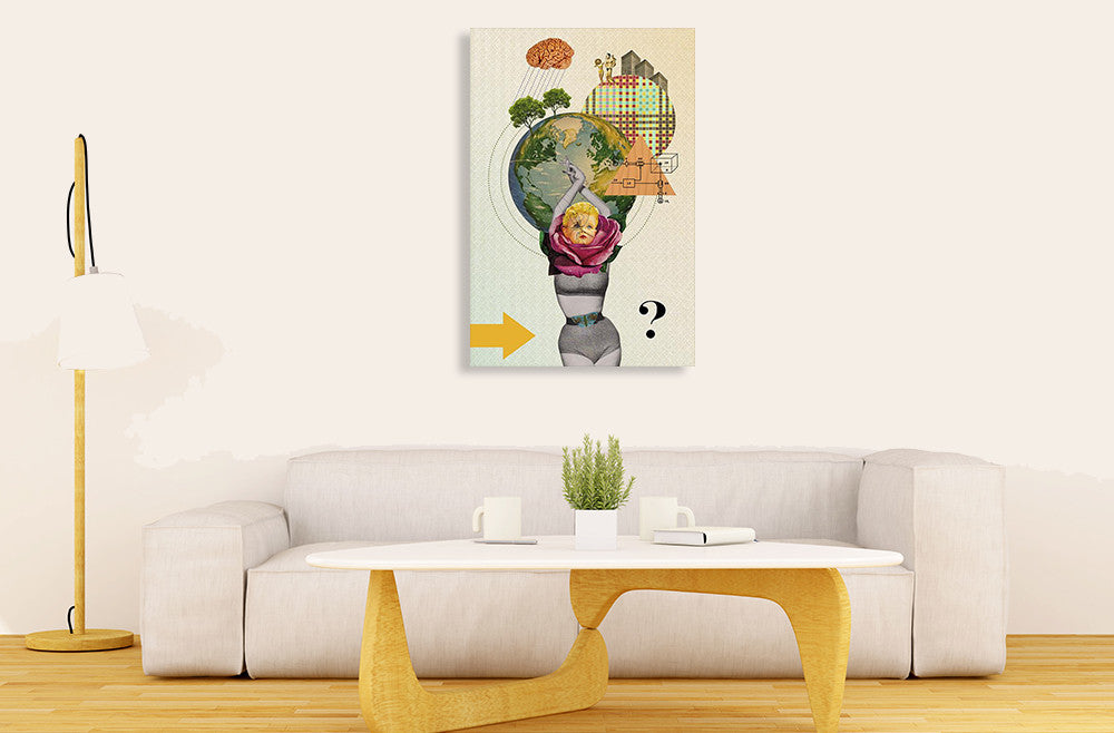 Mother Nature Wall Art Print on the wall