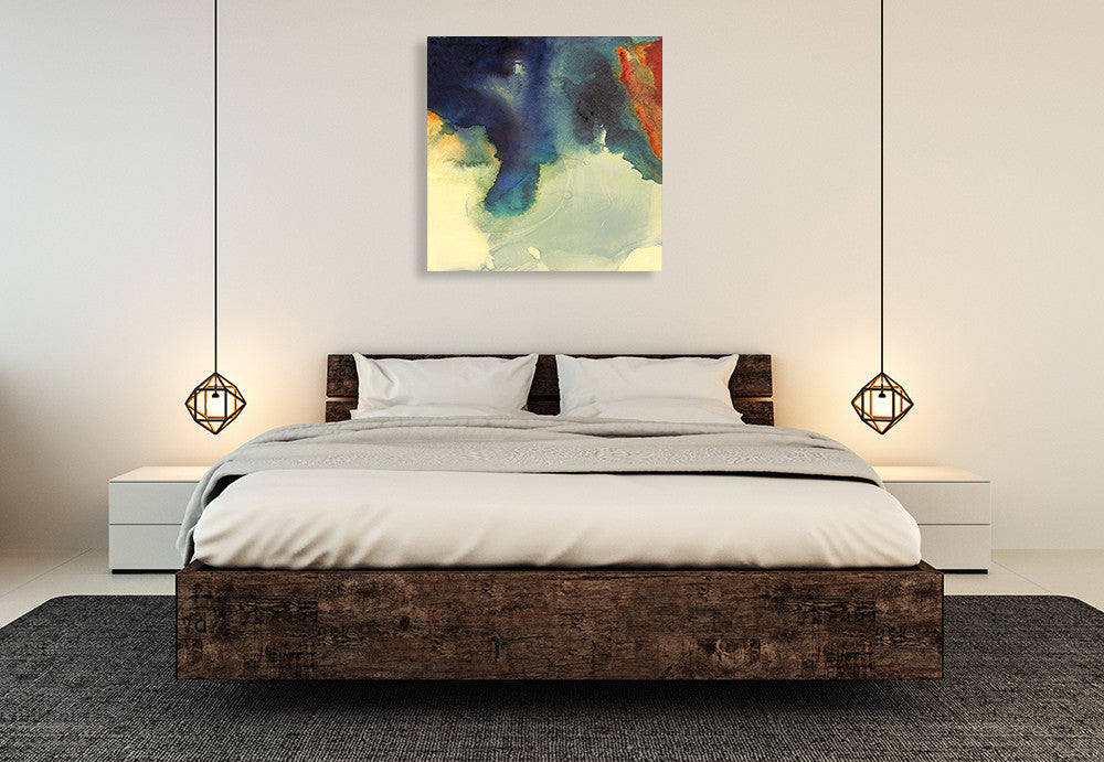 Neon Dreaming H Wall Art Print on the wall
