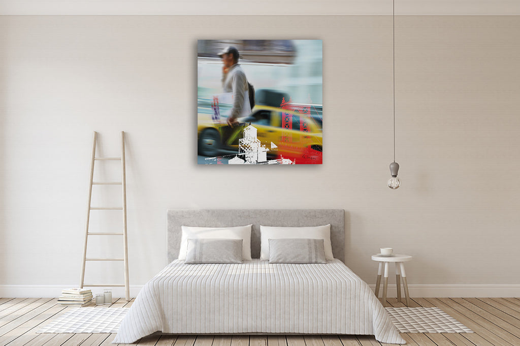 New York City Service Wall Art Print on the wall