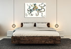 Octo Wall Art Print on the wall
