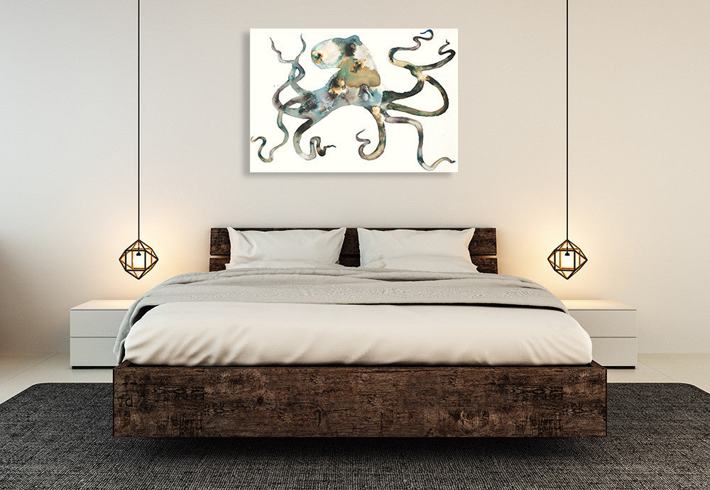 Octo Wall Art Print on the wall