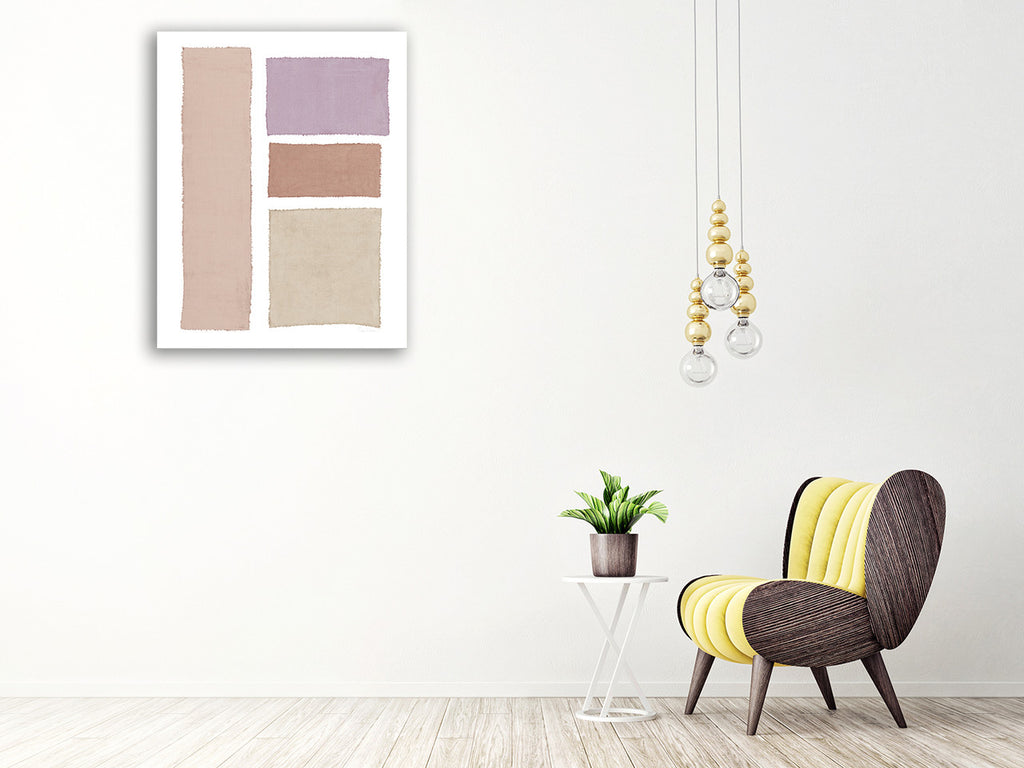 Painted Weaving III Wall Art Print on the wall