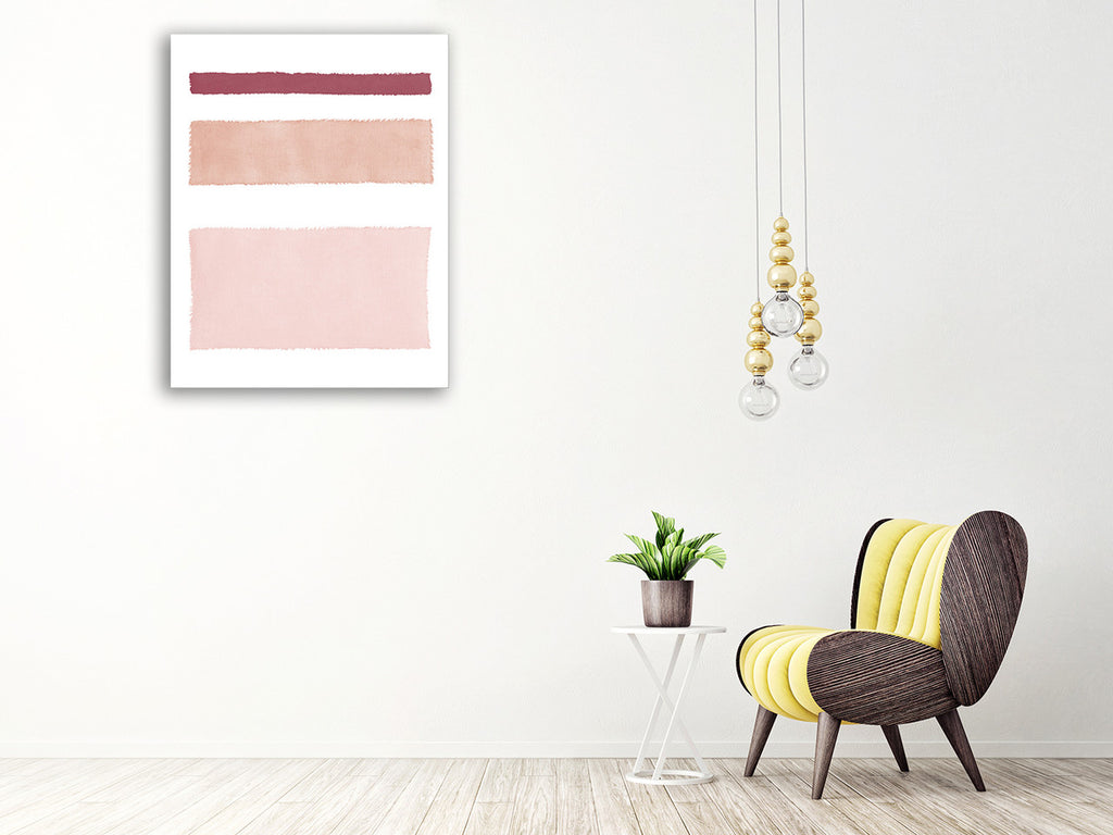 Painted Weaving IV Mesa Wall Art Print on the wall