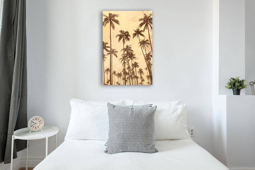 Palm Vista VI Wall Art Print on the wall