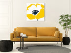 Pop Art Floral II Wall Art Print on the wall