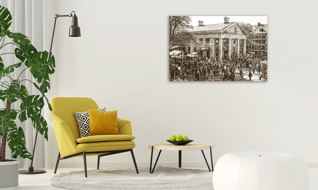 Quincy Market Wall Art Print on the wall
