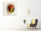 Rose Wall Art Print on the wall