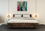 Simply Green Wall Art Print on the wall