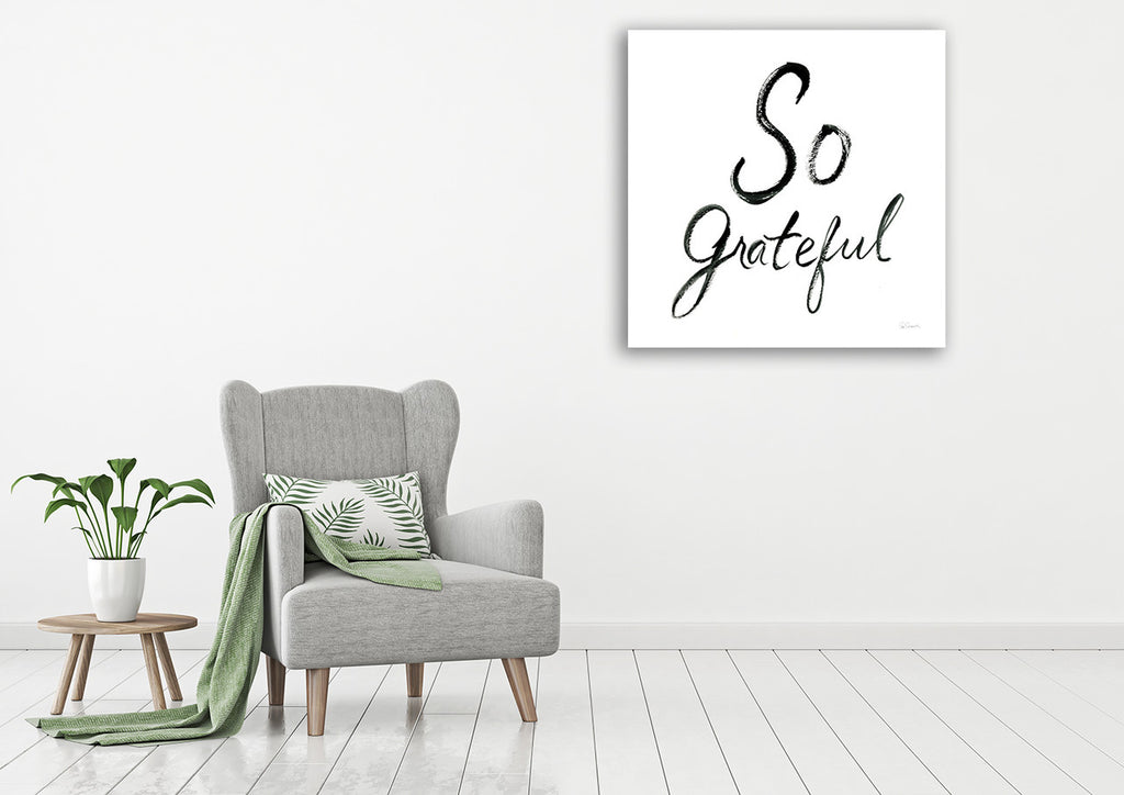 So Grateful Wall Art Print on the wall