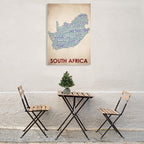 South Africa Wall Art Print on the wall