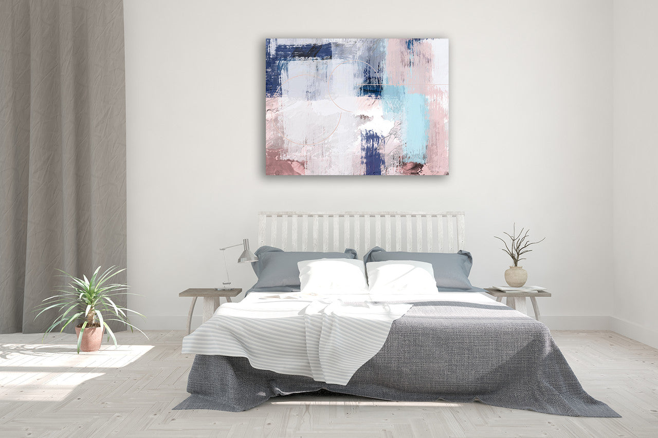 Spring Distressed II Wall Art Print on the wall