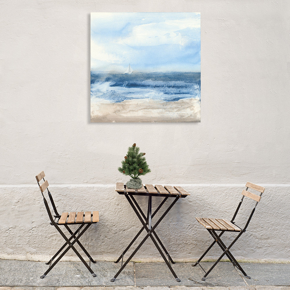 Surf and Sails Wall Art Print on the wall