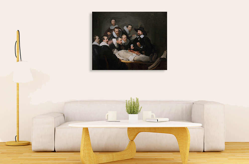 The Anatomy Lesson Of Dr Nicolaes Tulp on the wall