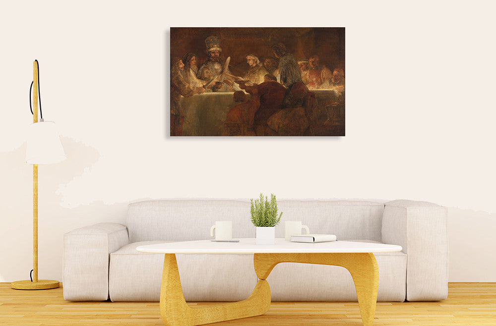 The Conspiracy Of Claudius Civilis Rembrandt on the wall