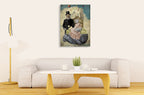 The Eyes of the Tiger Wall Art Print on the wall
