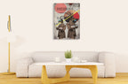 The Guardians Wall Art Print on the wall