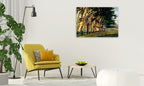 The Hedge Row Wall Art Print on the wall