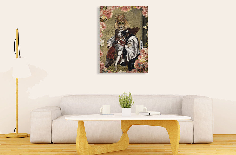 The King Wall Art Print on the wall