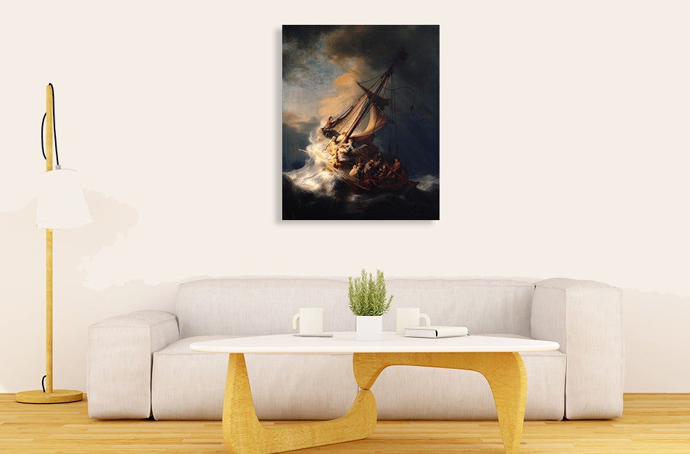 The Storm On The Sea Of Galilee Rembrandt on the wall