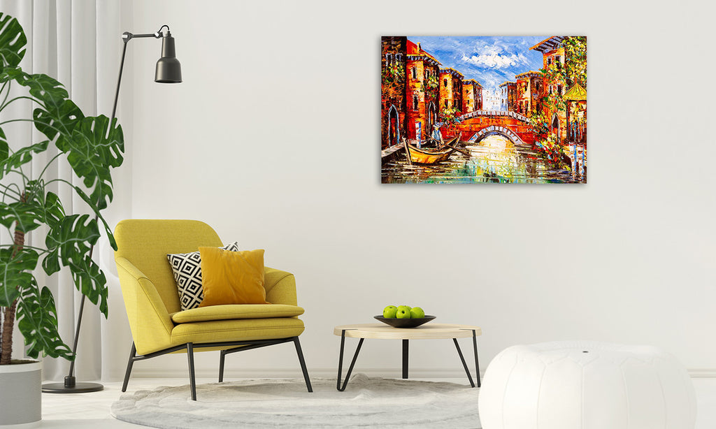 The Venice Grand Canal Wall Art Print on the wall