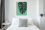 Tropical Palm II Wall Art Print on the wall