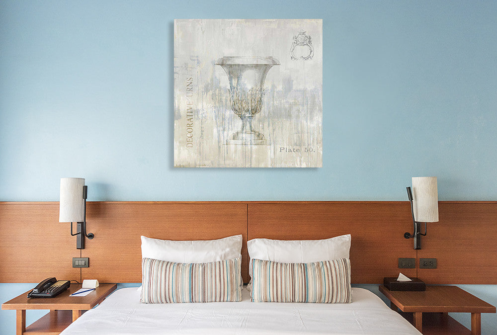 Urns & Ornaments IV Wall Art Print on the wall
