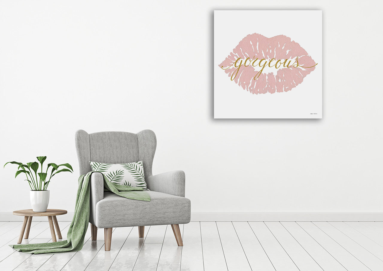 Wake Up and Make Up V Wall Art Print on the wall