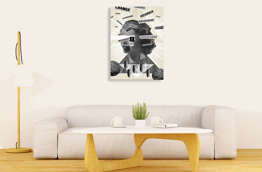 Words of Mass Destruction Wall Art Print on the wall