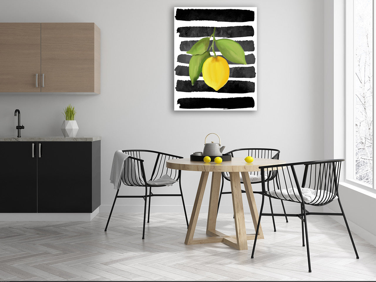 Fresh II Wall Art Print on the wall