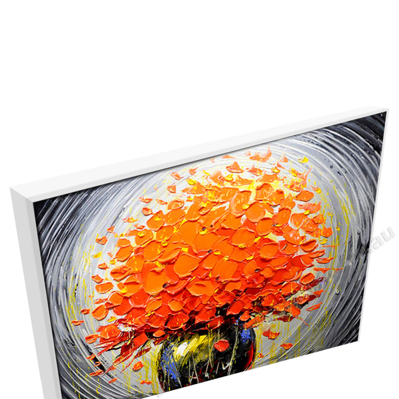 White Floating Frame