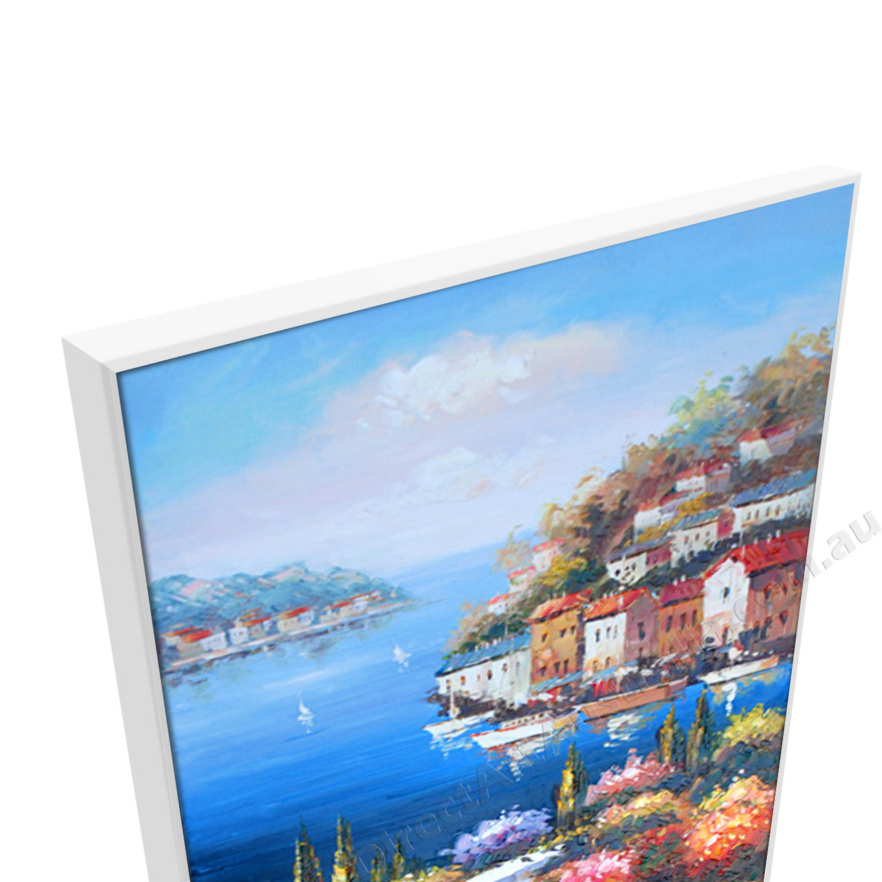 White Floating Frame