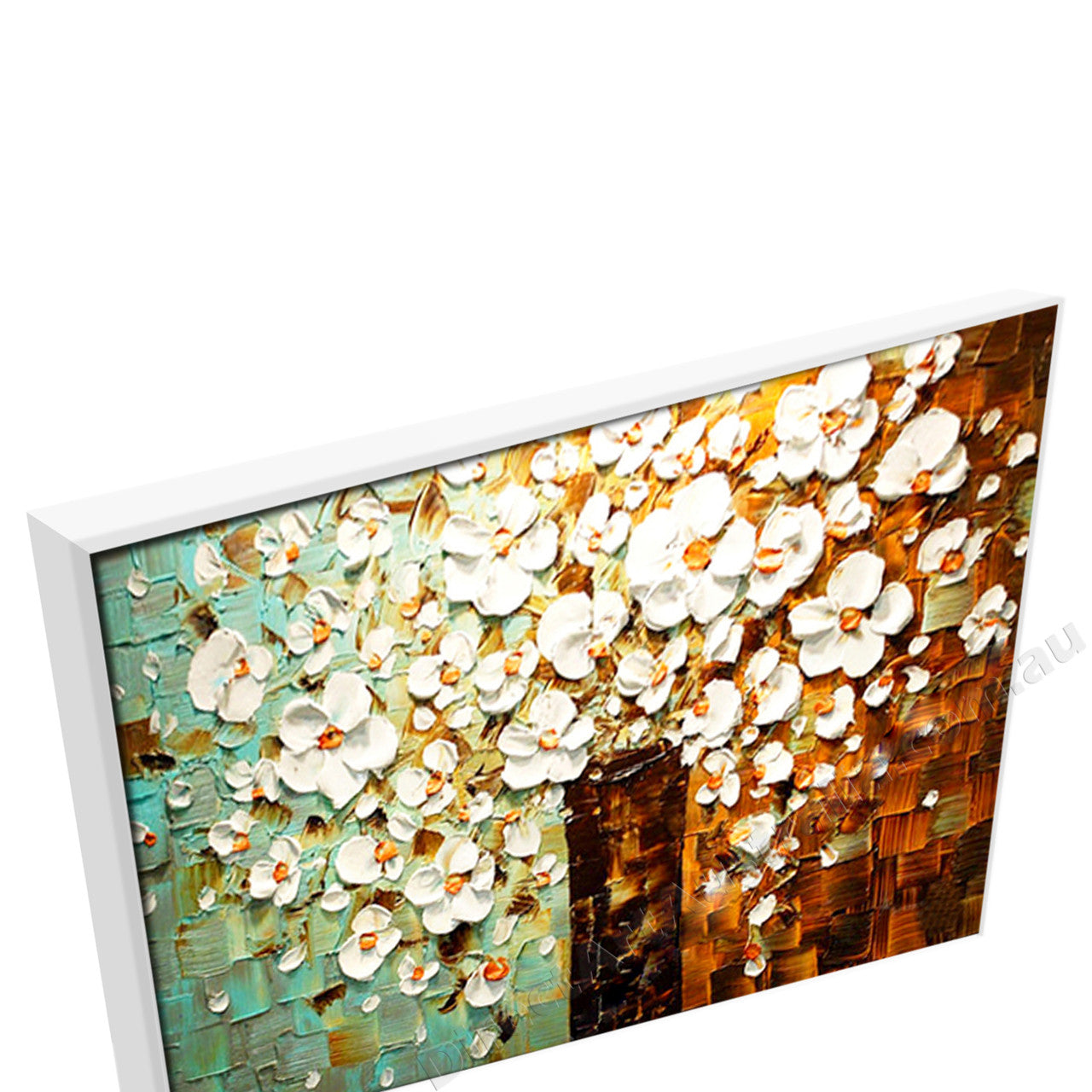 White Floating Frame
