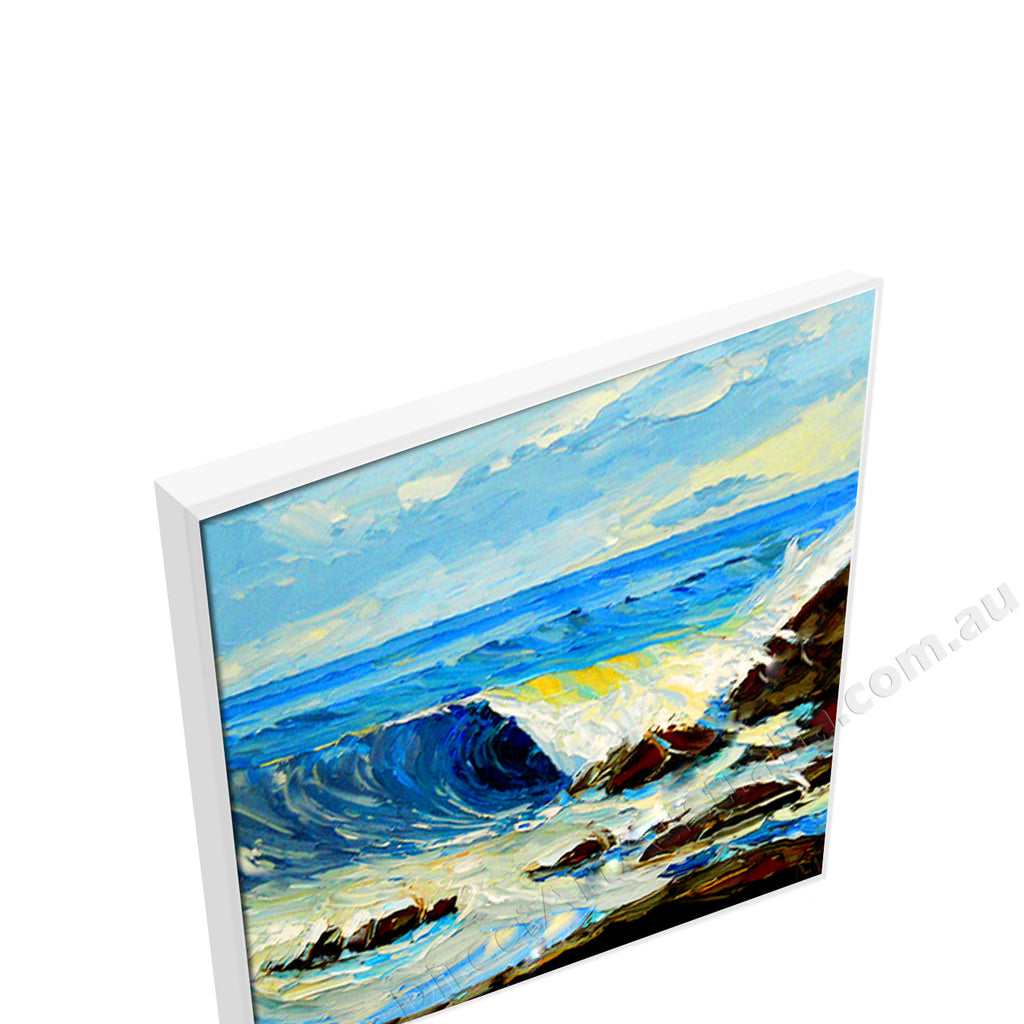 White Floating Frame