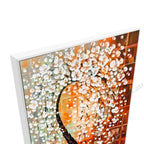 White Floating Frame