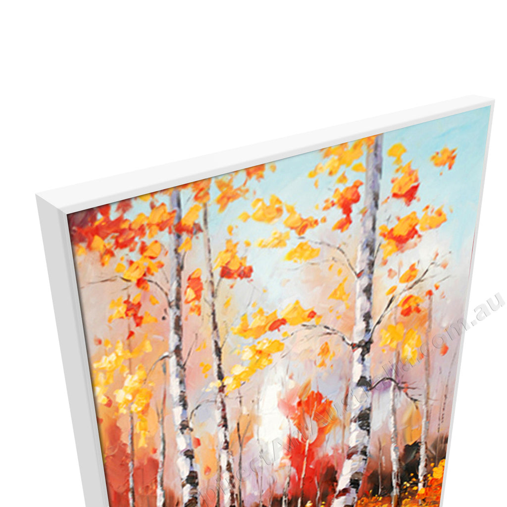 White Floating Frame