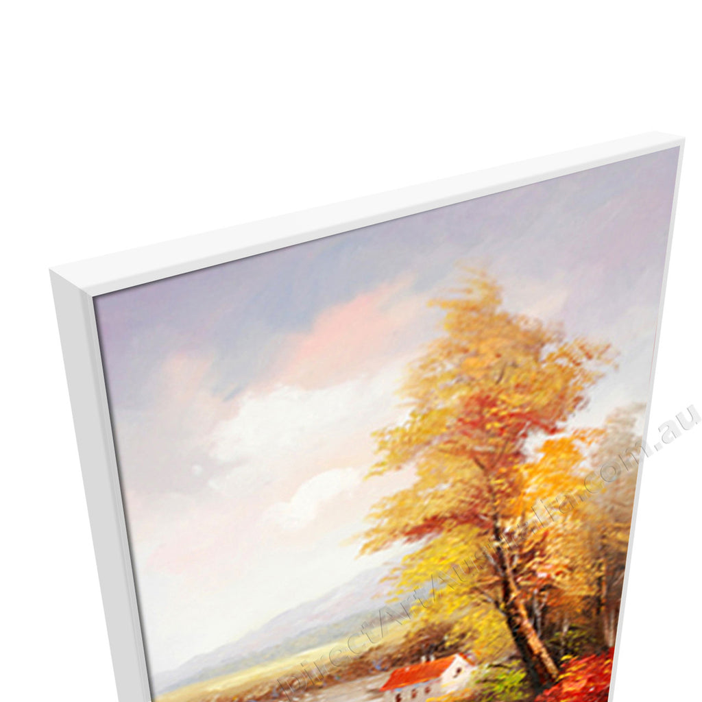 White Floating Frame