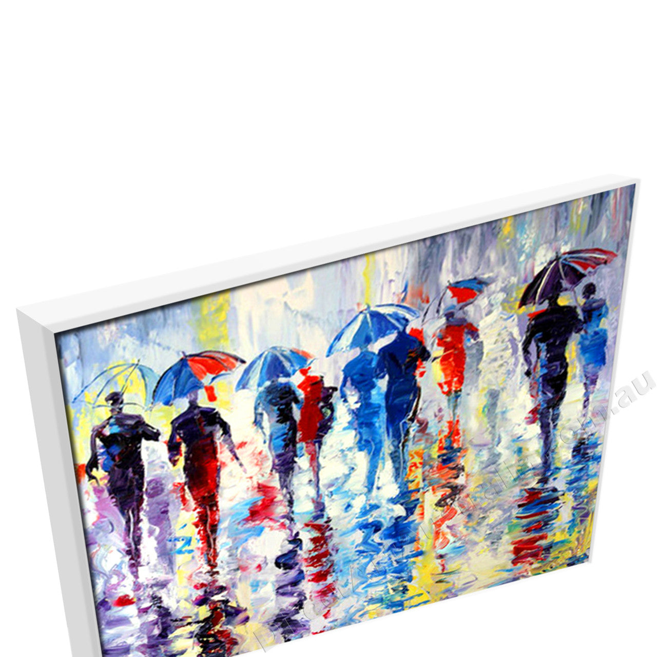 White Floating Frame