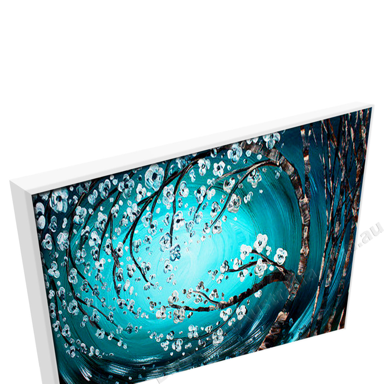 White Floating Frame