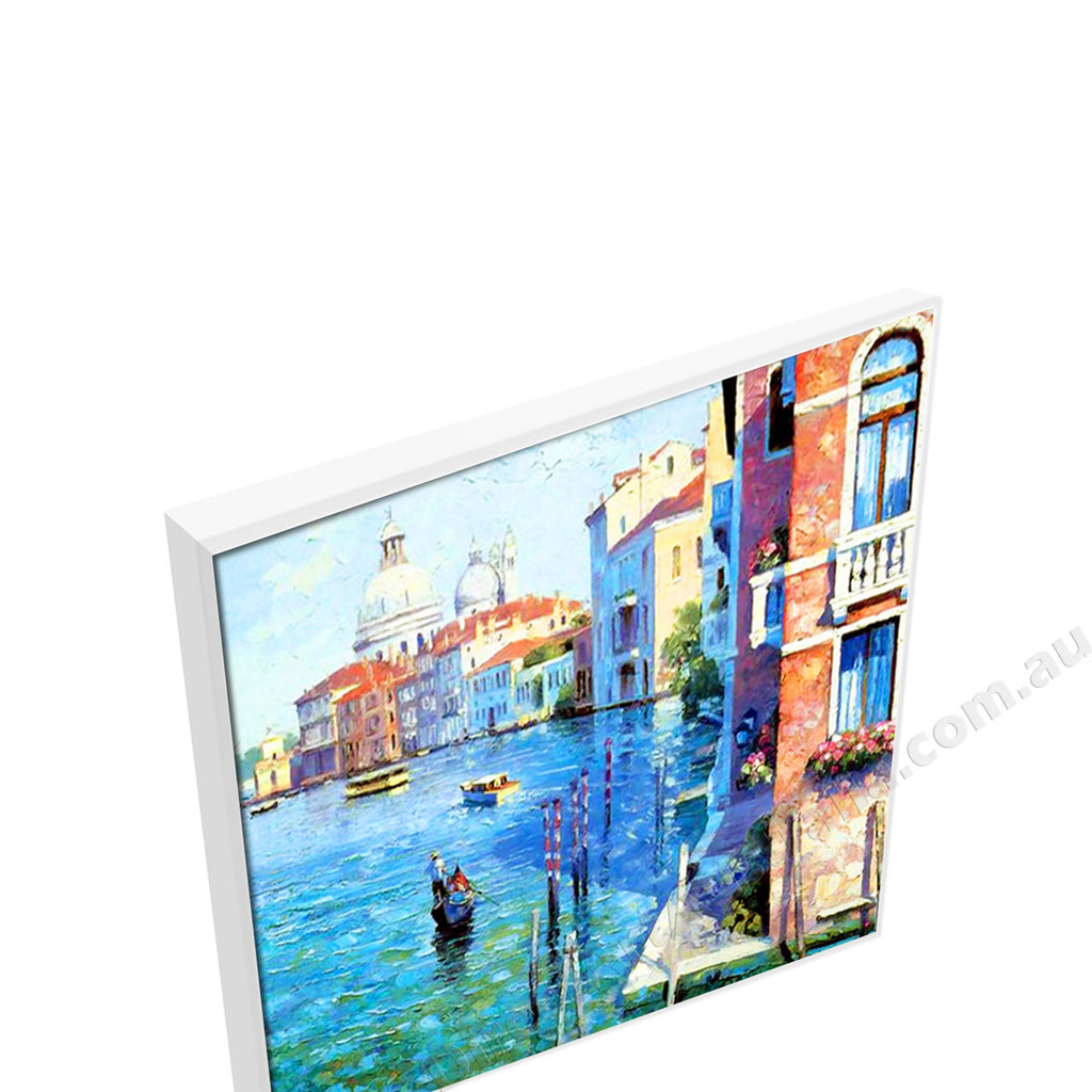 White Floating Frame