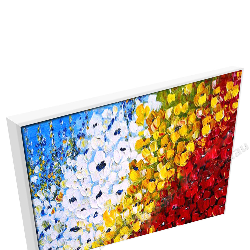White Floating Frame