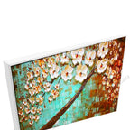 White Floating Frame