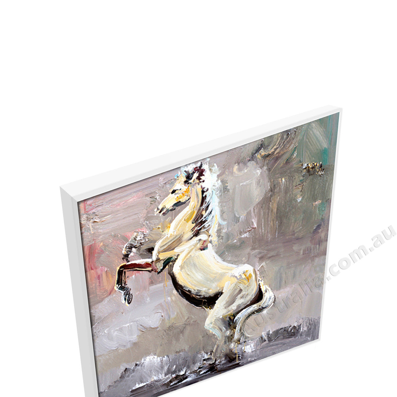 White Floating Frame