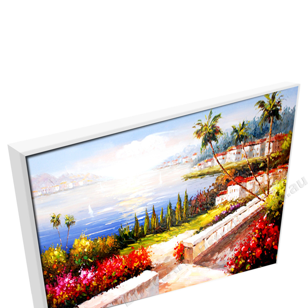 White Floating Frame