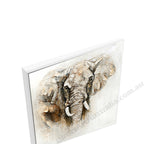 White Floating Frame
