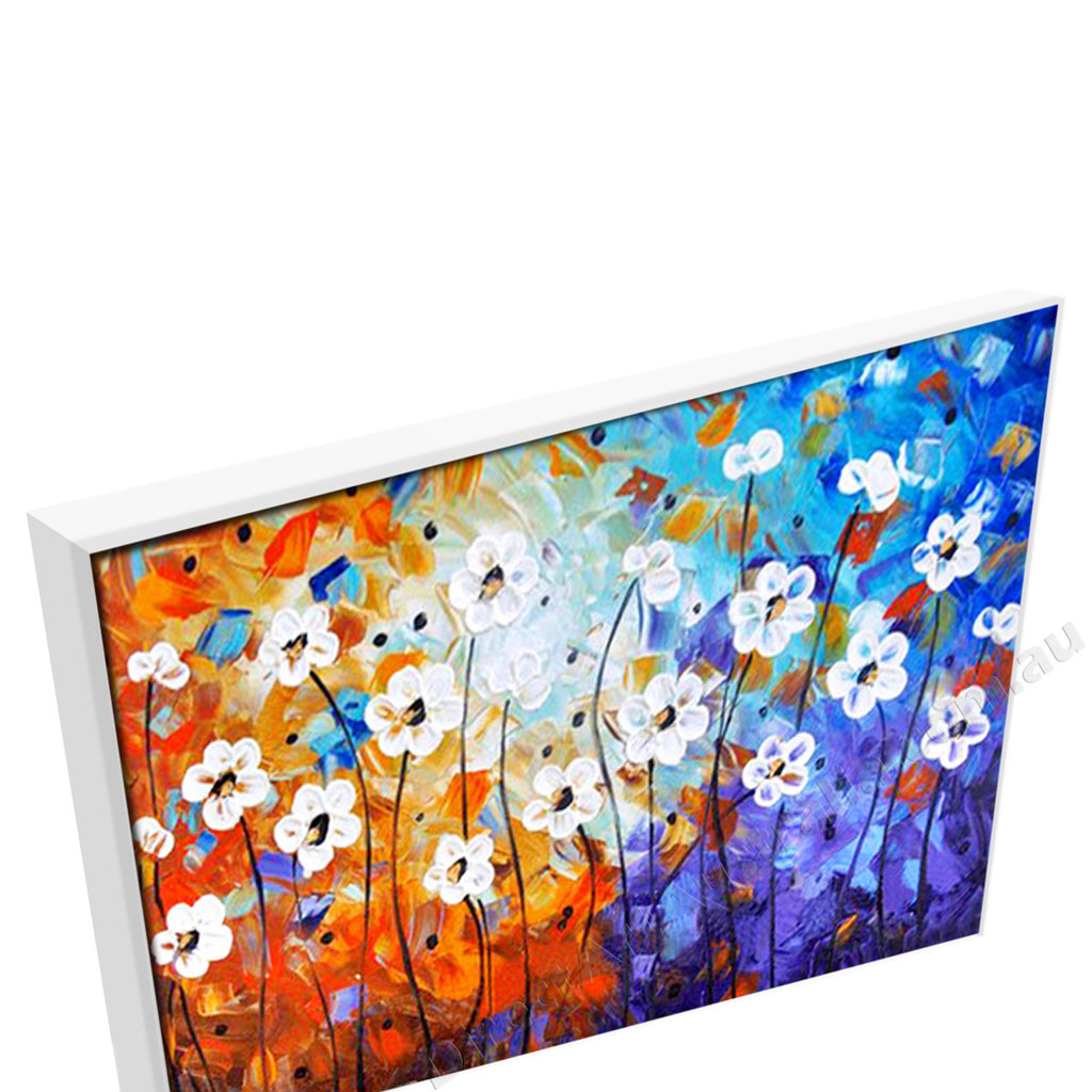 White Floating Frame