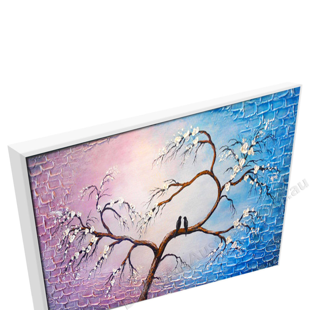 White Floating Frame